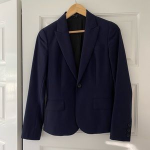 Theory Women’s Navy Suit Jacket Blazer Size 4